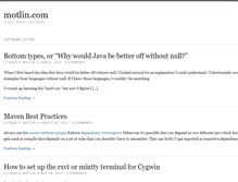 Tablet Screenshot of motlin.com